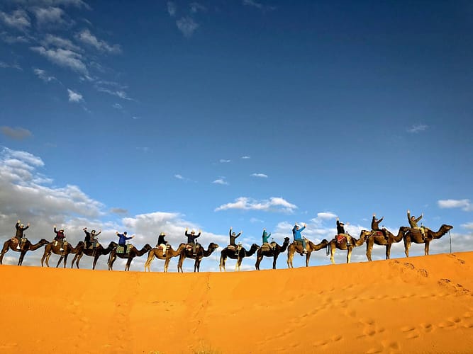 excursión de 2 días de marrakech a merzouga, 